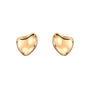 Unique 9ct Rose Gold Pebble Stud Earrings