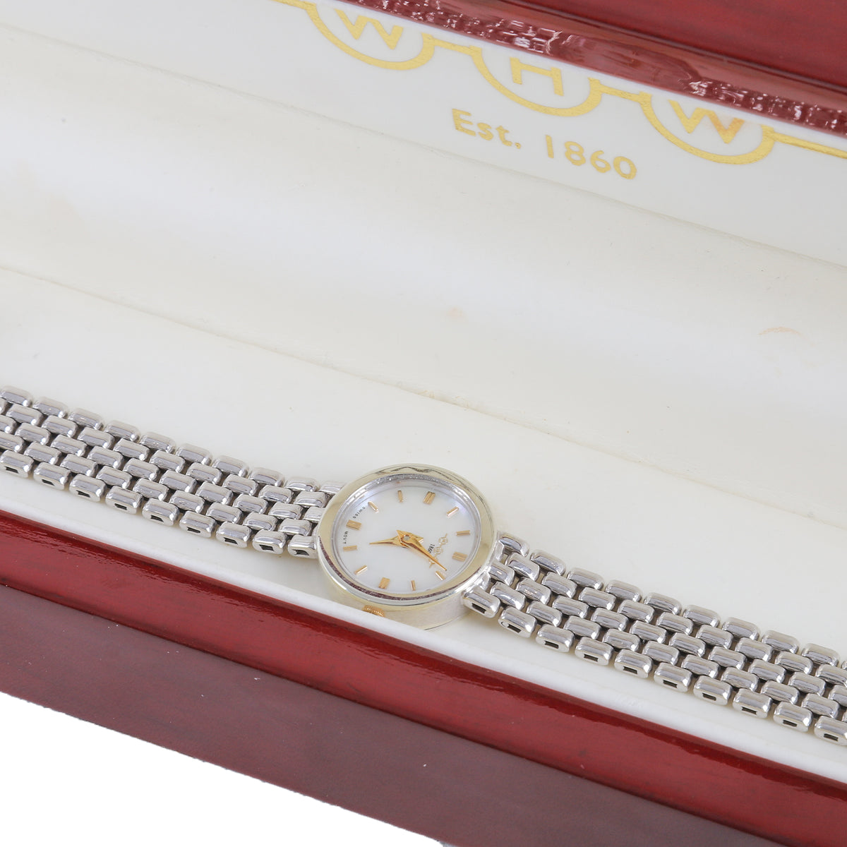 W.H.Wilmot 9ct White Gold Pre-Owned Watch