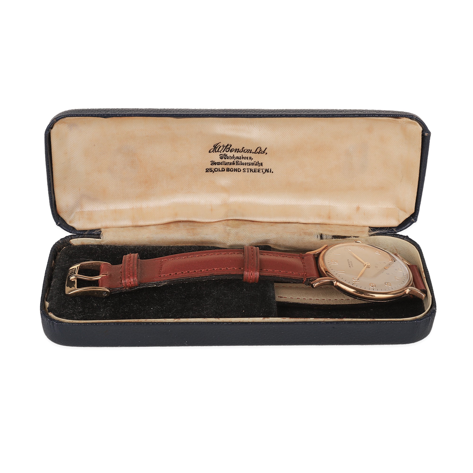 Vintage Gold Watch by J.W. Benson of London