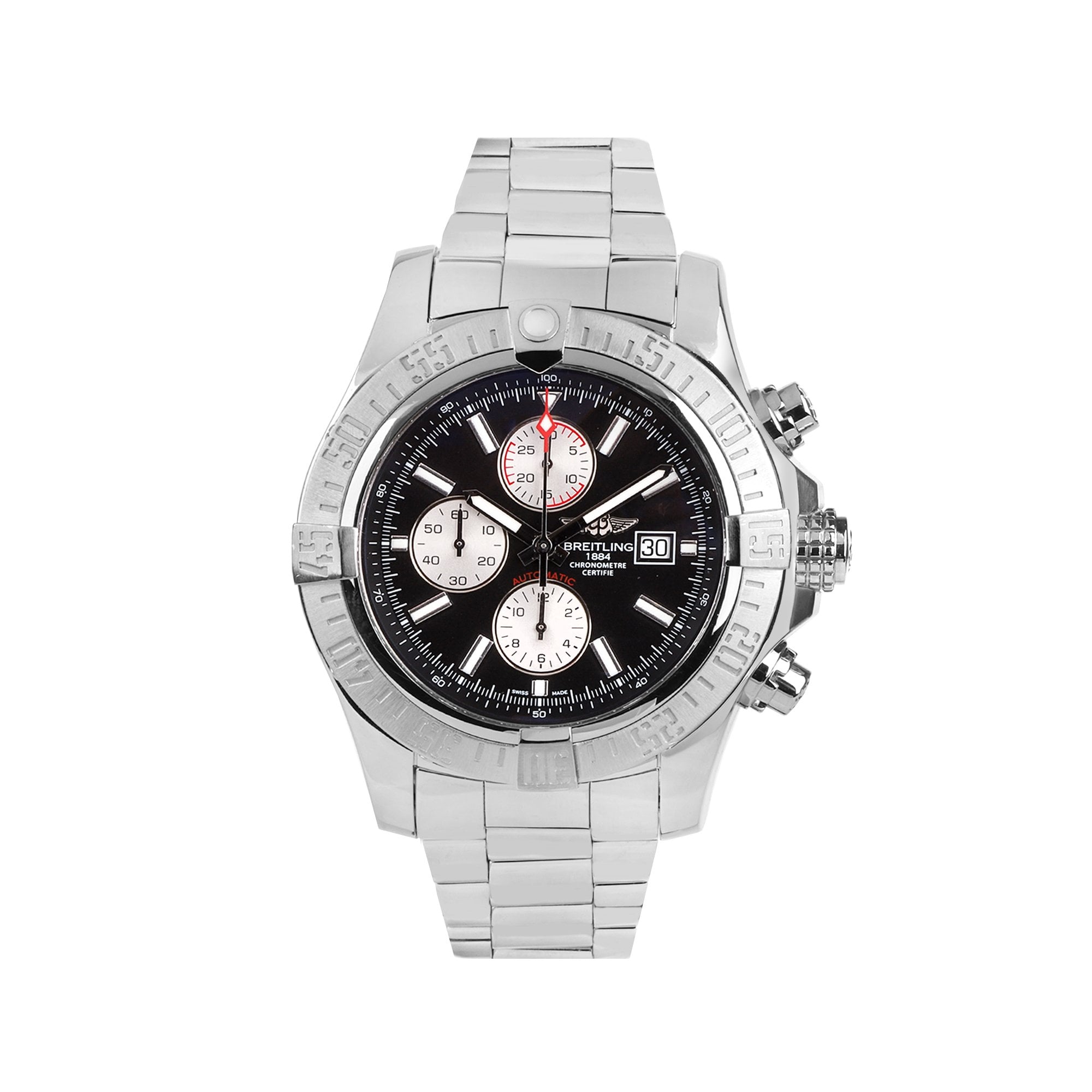 Breitling Avenger II Automatic 438 Black Dial Watch
