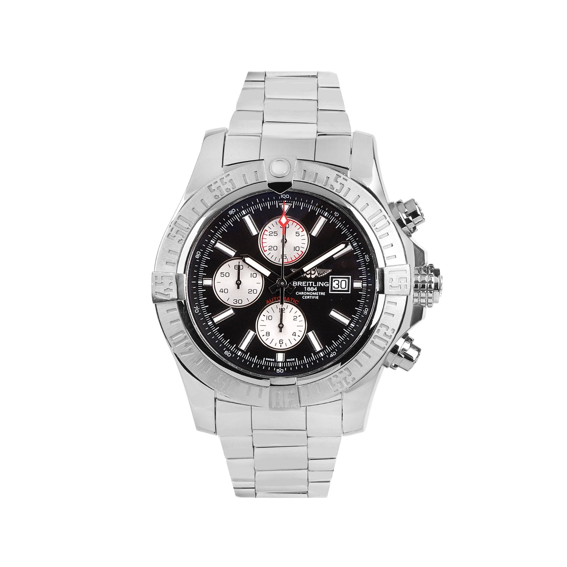 Breitling Avenger II Automatic 438 Black Dial Watch