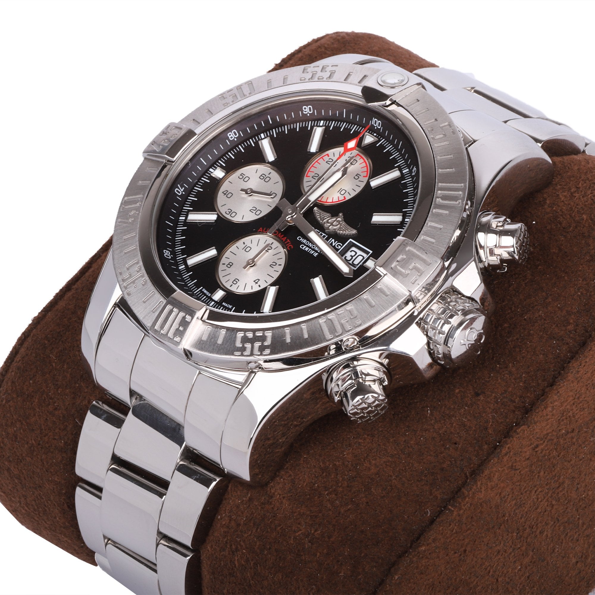 Breitling Avenger II Automatic 438 Black Dial Watch