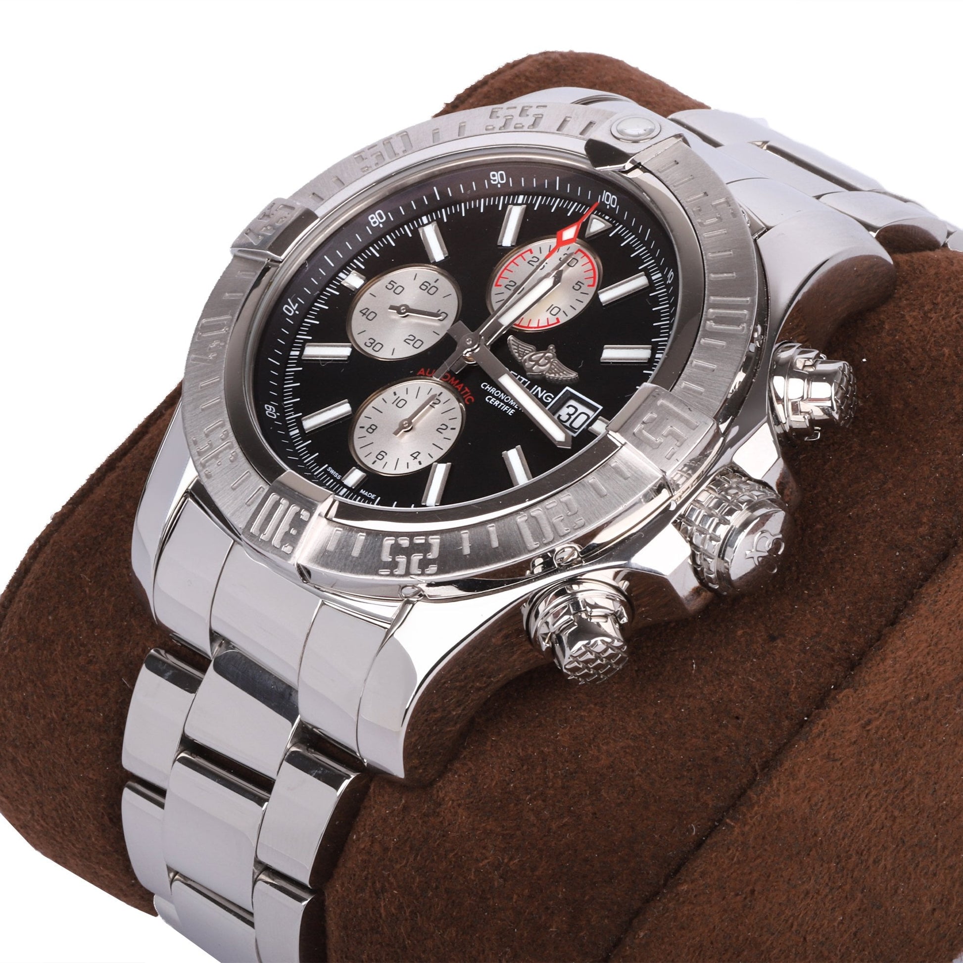 Breitling Avenger II Automatic 438 Black Dial Watch
