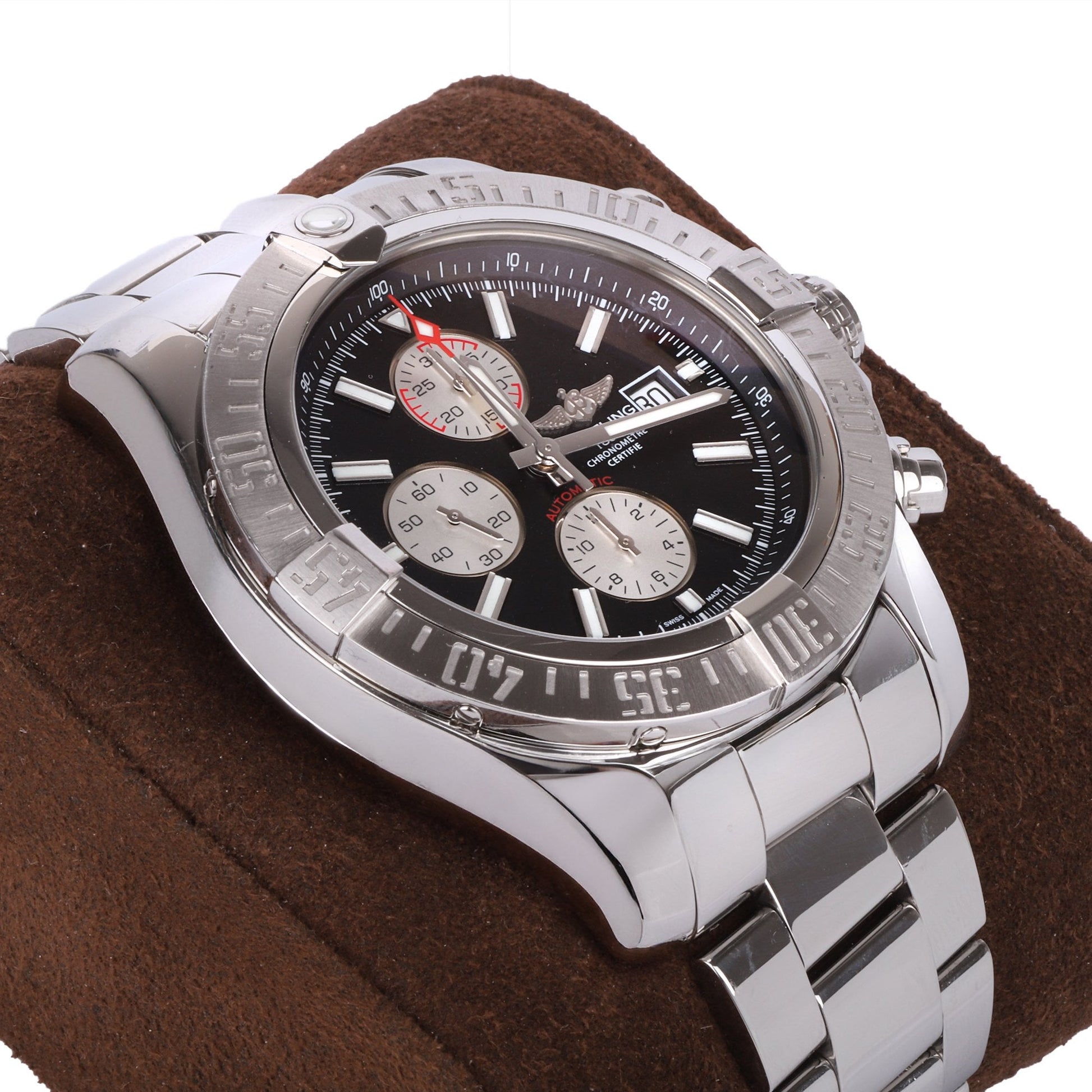 Breitling Avenger II Automatic 438 Black Dial Watch