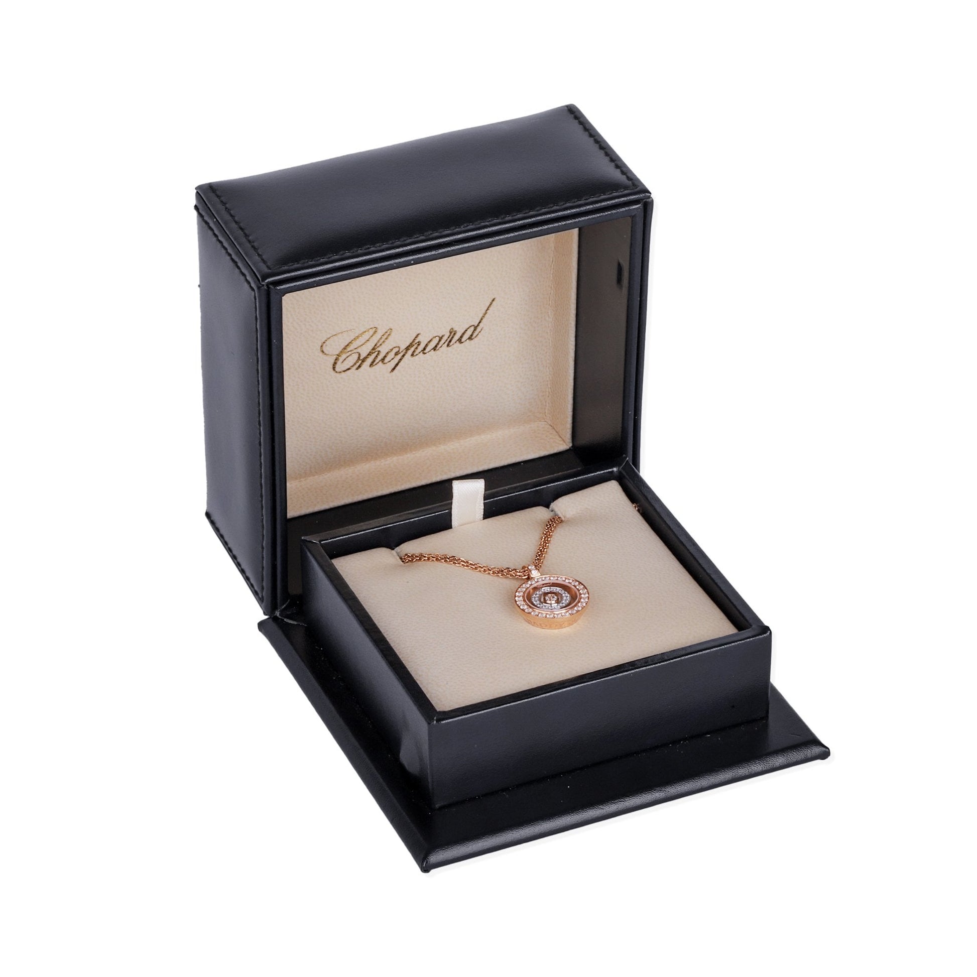 Chopard 18ct White/ Rose Gold Pendant 'Happy Spirit' Pre-Owned