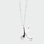 PDPAOLA sterling silver initial K necklace