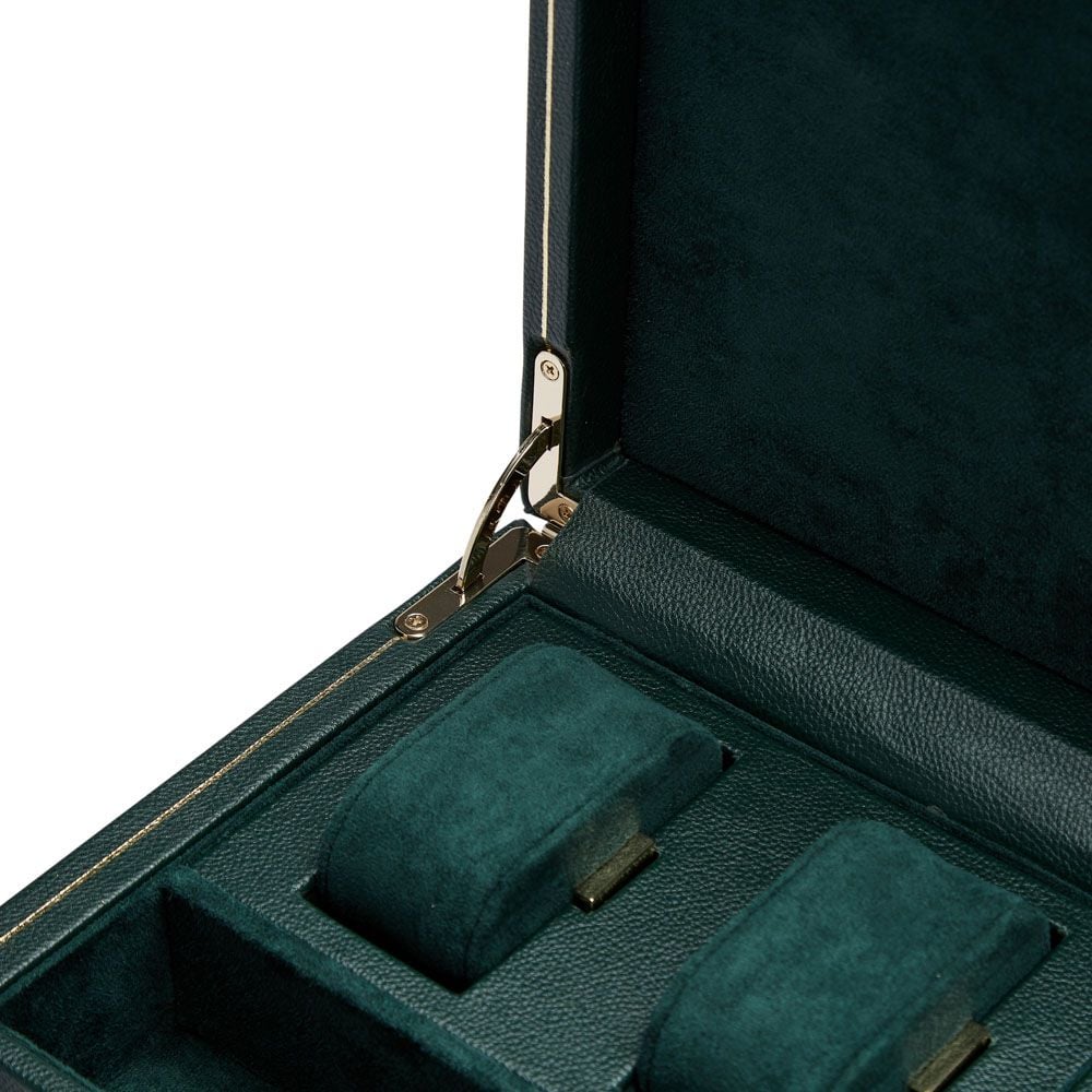 WOLF Single Watch Winder in British Racing Green