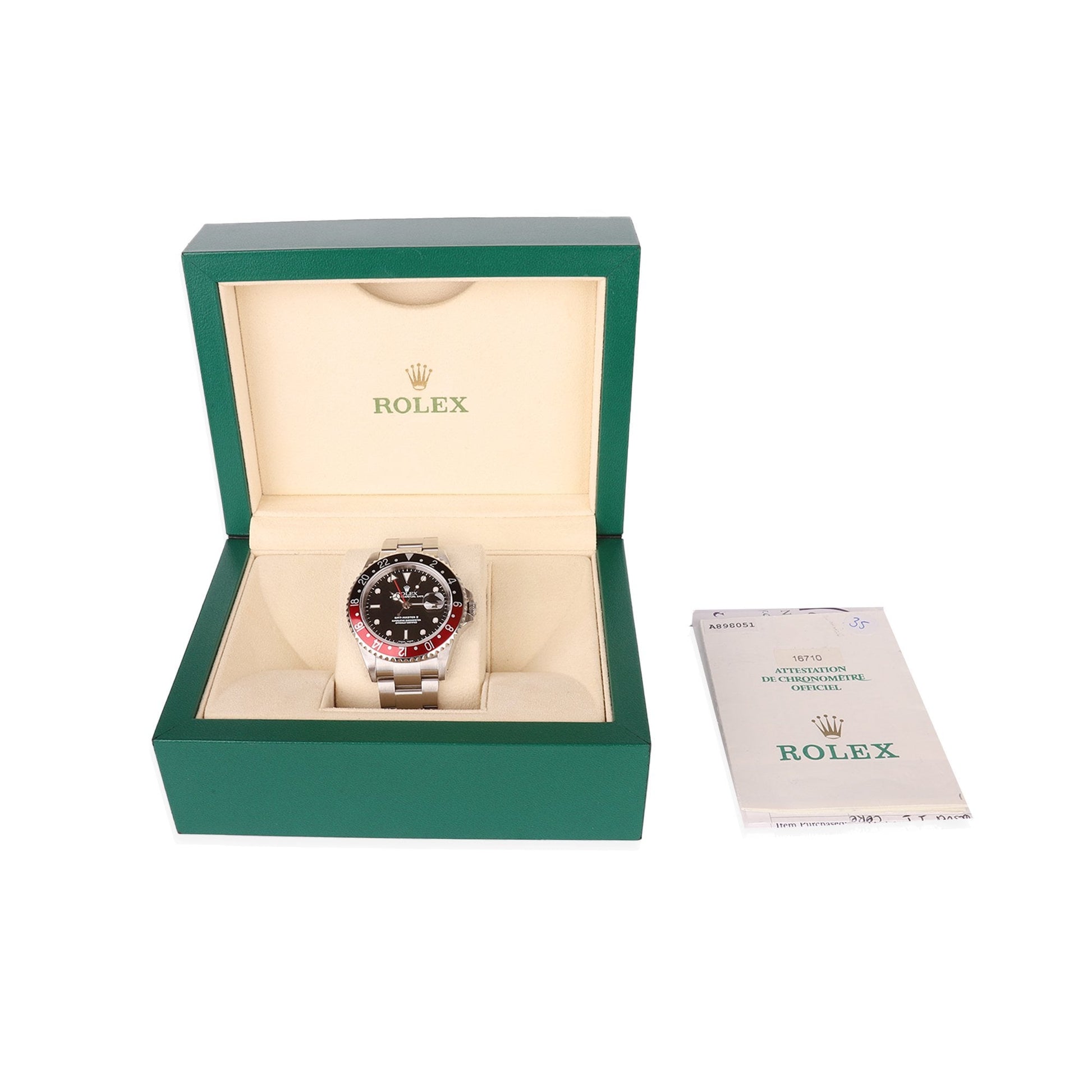 Rolex GMT Master II Oyster Perpetual 'Coke' Pre-owned Watch